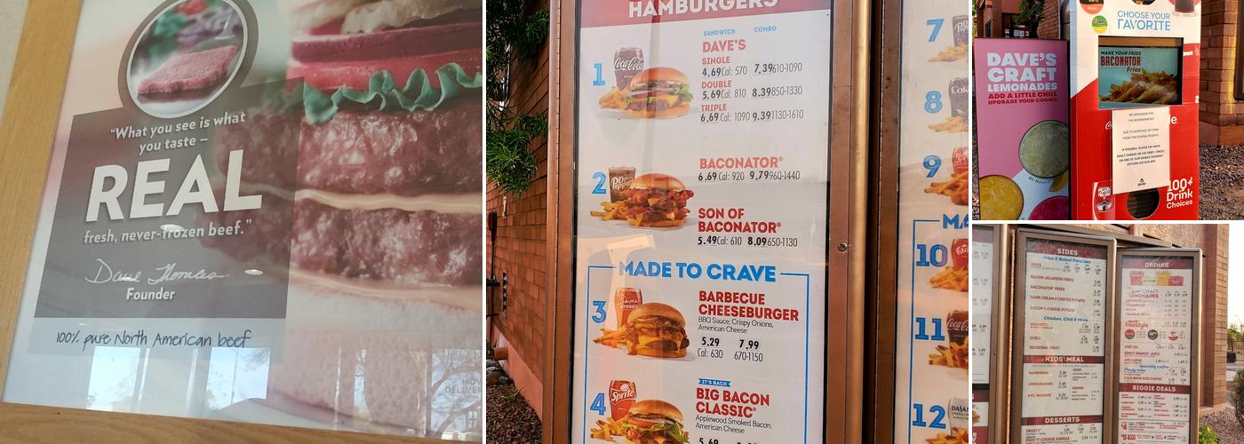 Wendy's Menu