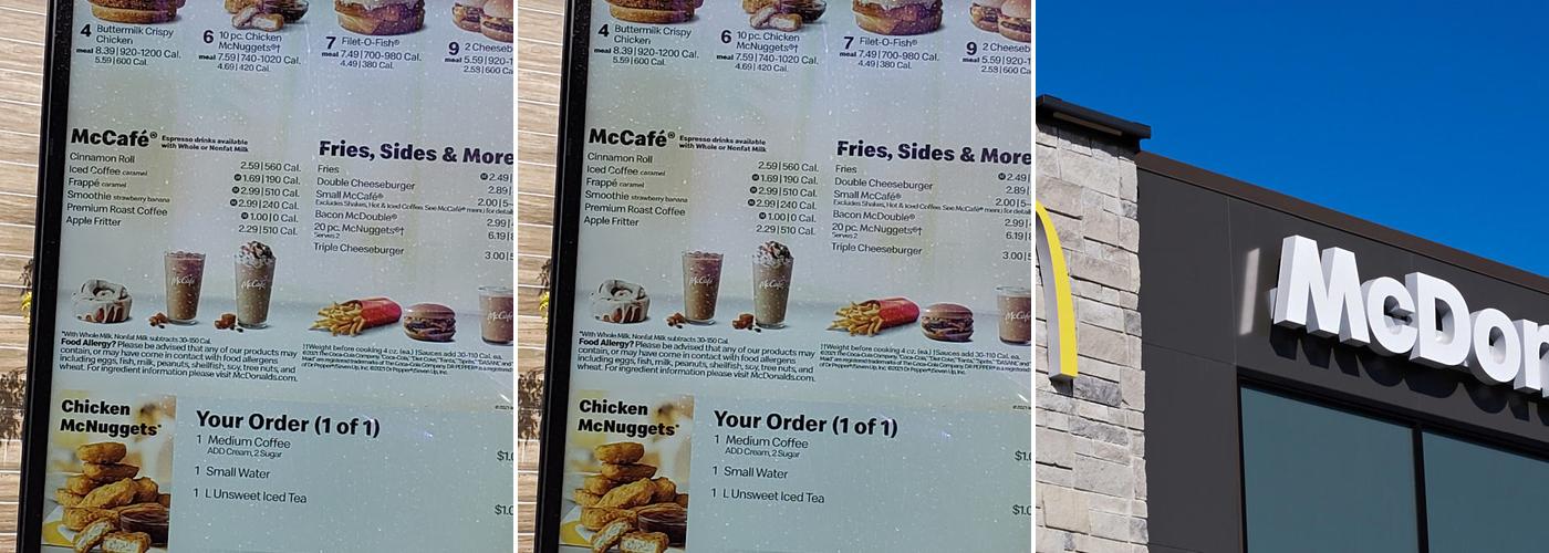 McDonald's Menu