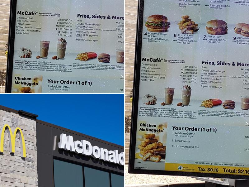 McDonald's Menu