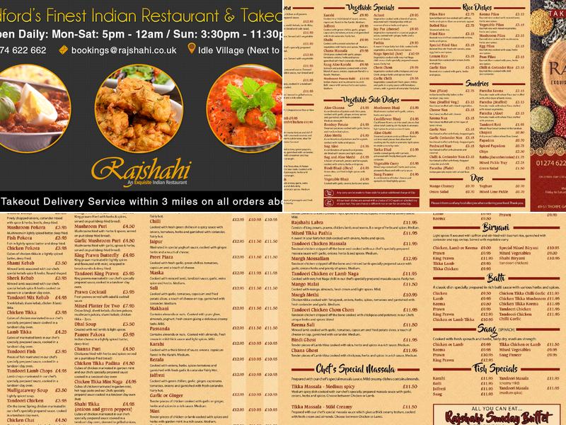 Rajshahi Menu