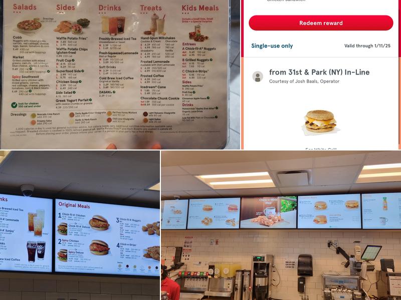 Chick-fil-A Menu