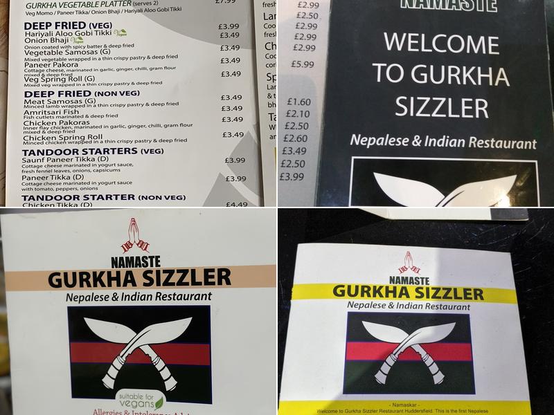 Gurkha Sizzler Restaurant & Bar Menu