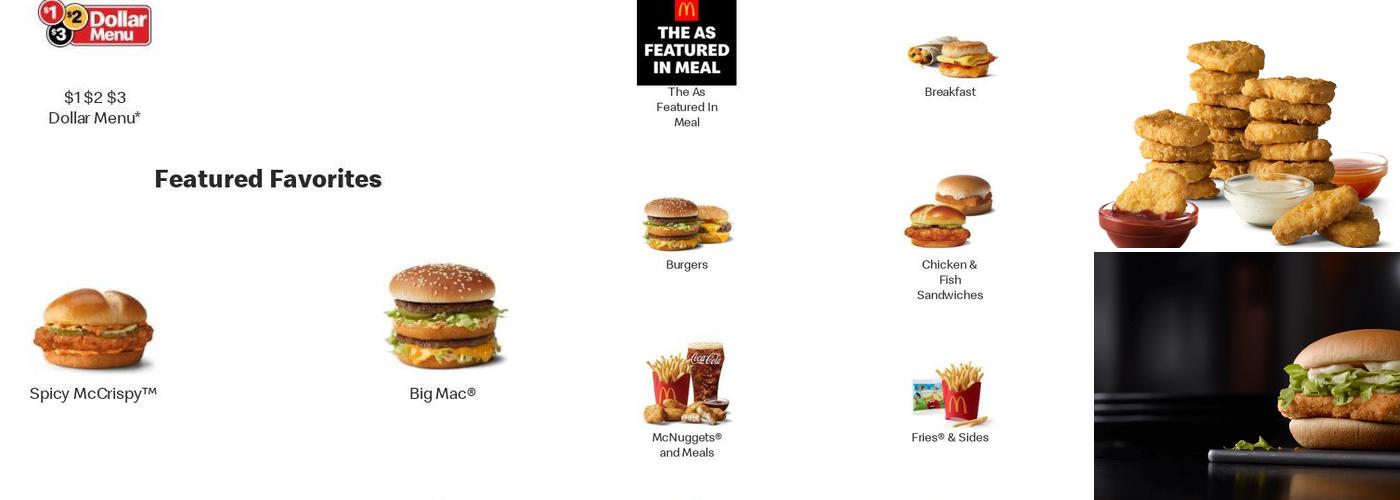 McDonald's Menu