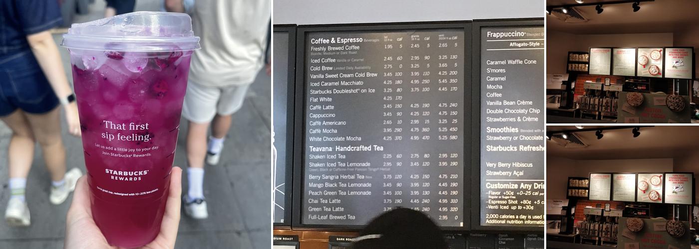 Starbucks Menu