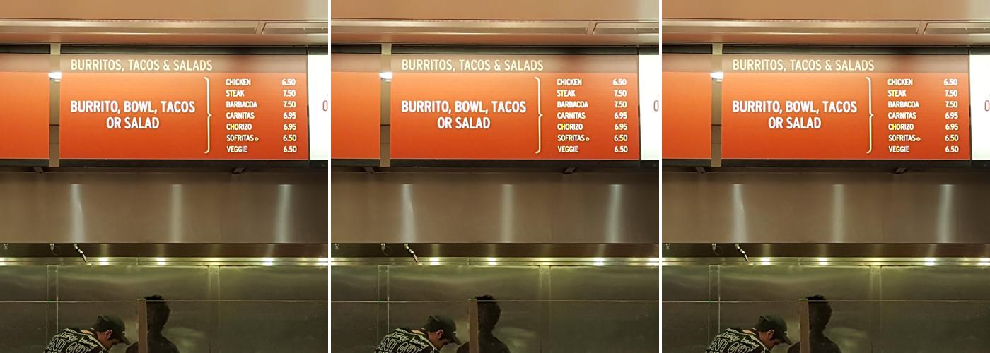 Chipotle Mexican Grill Menu