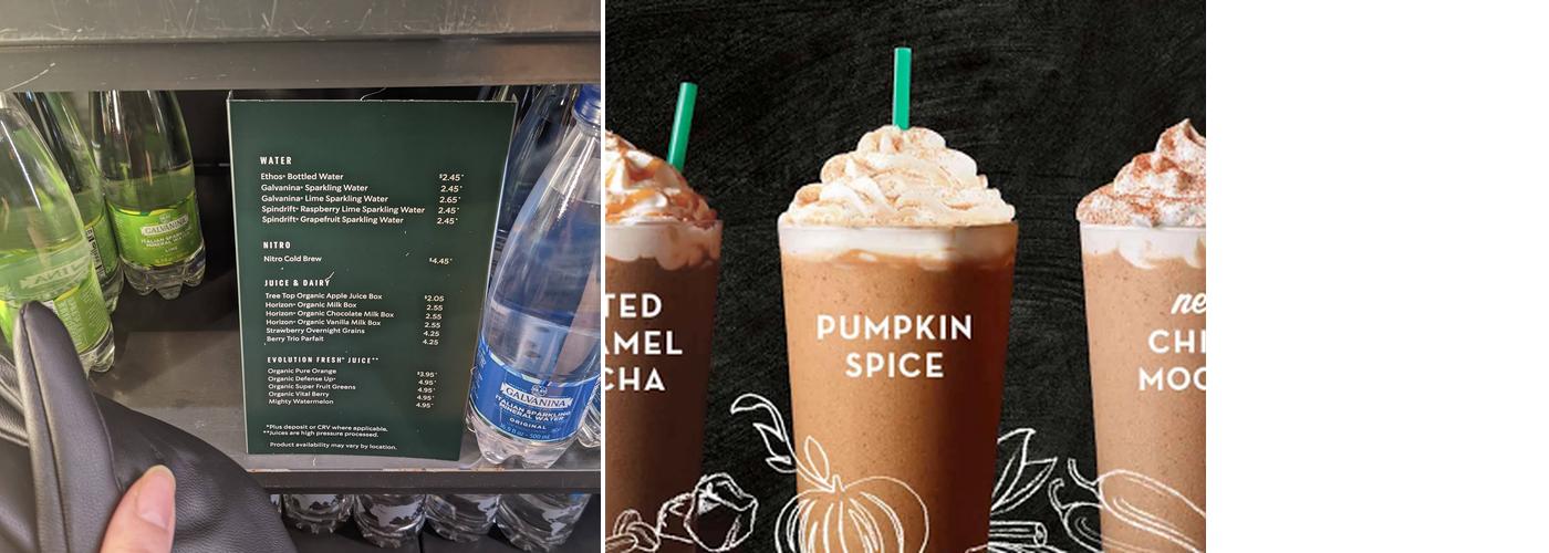 Starbucks Menu