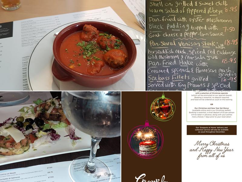 Grappolo Restaurant Menu