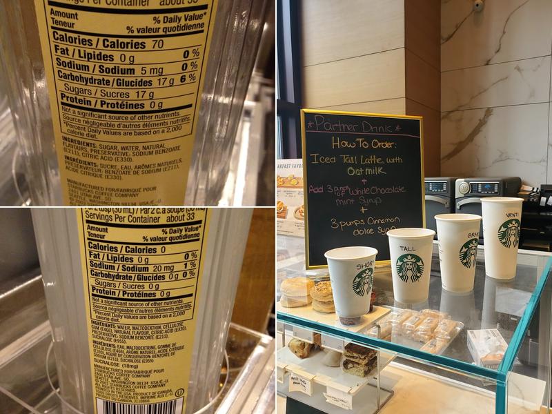 Starbucks Menu