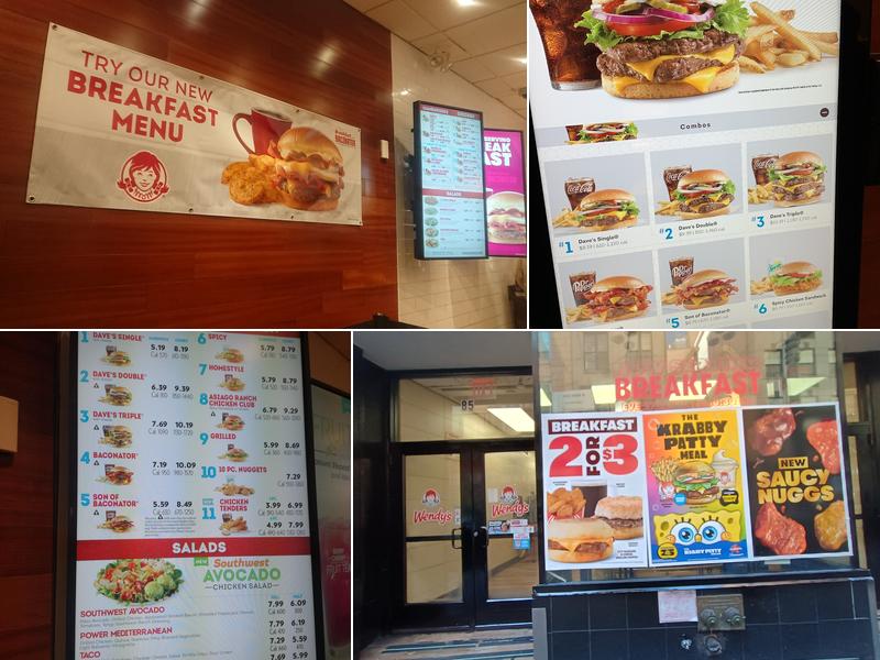 Wendy's Menu