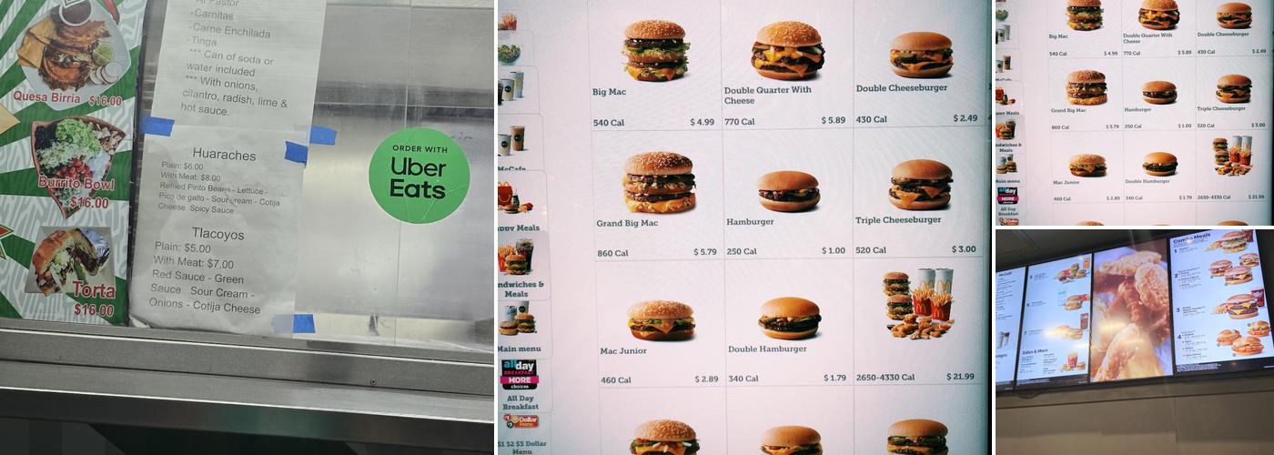 McDonald's Menu