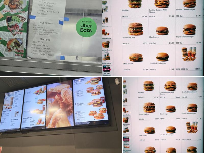 McDonald's Menu