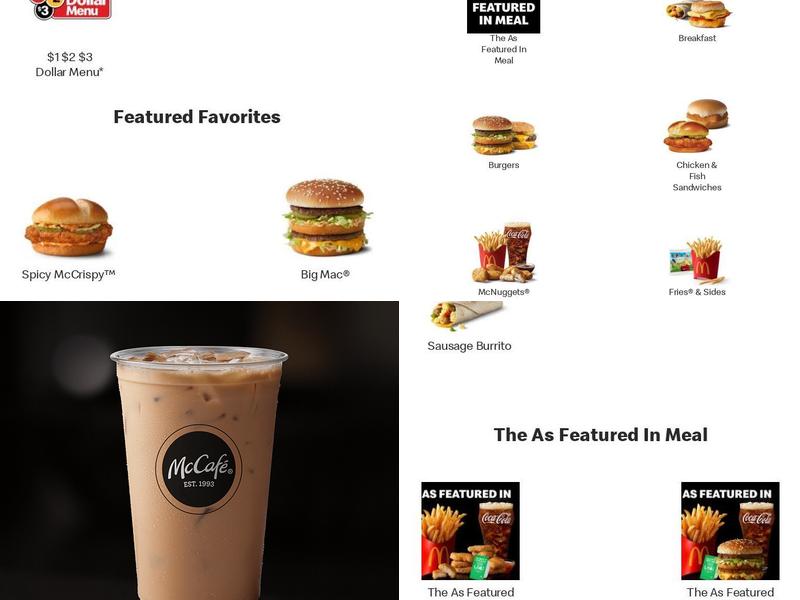 McDonald's Menu