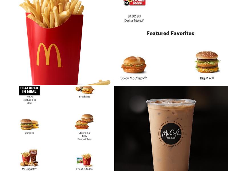 McDonald's Menu