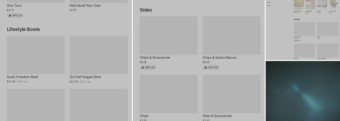 Chipotle Mexican Grill Menu