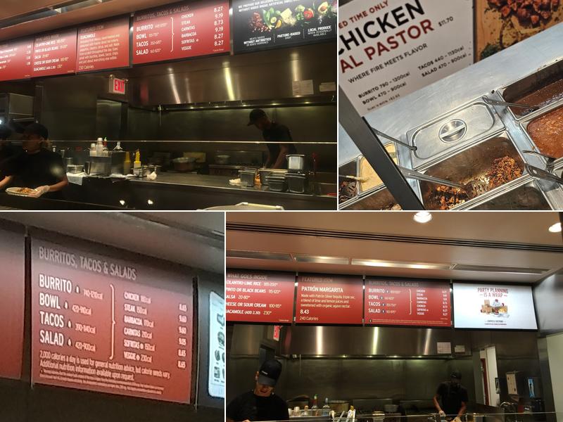 Chipotle Mexican Grill Menu
