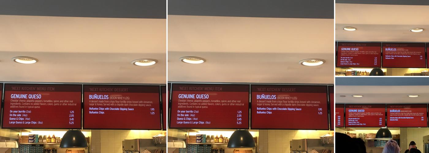 Chipotle Mexican Grill Menu