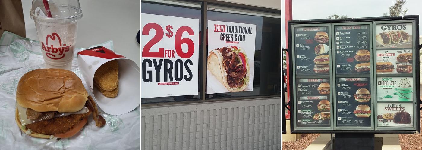 Arby's Menu