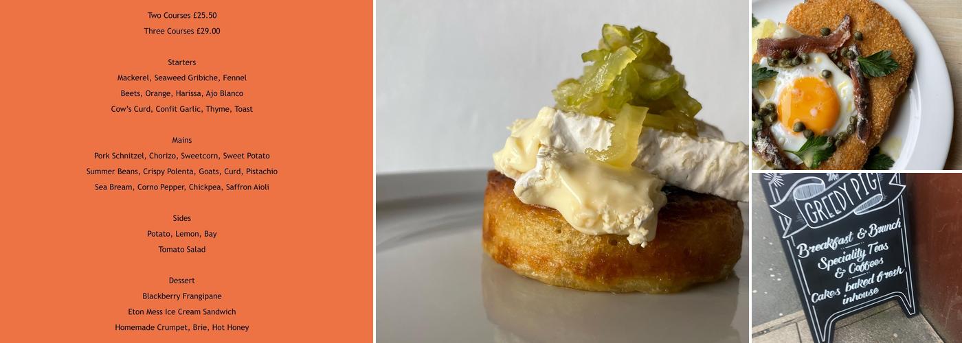 The Swine That Dines Menu