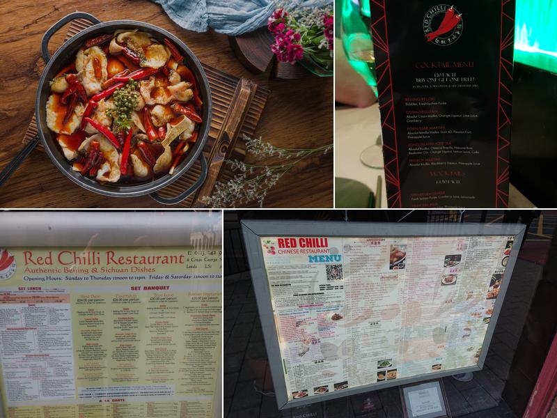Red Chilli Chinese Restaurant Menu