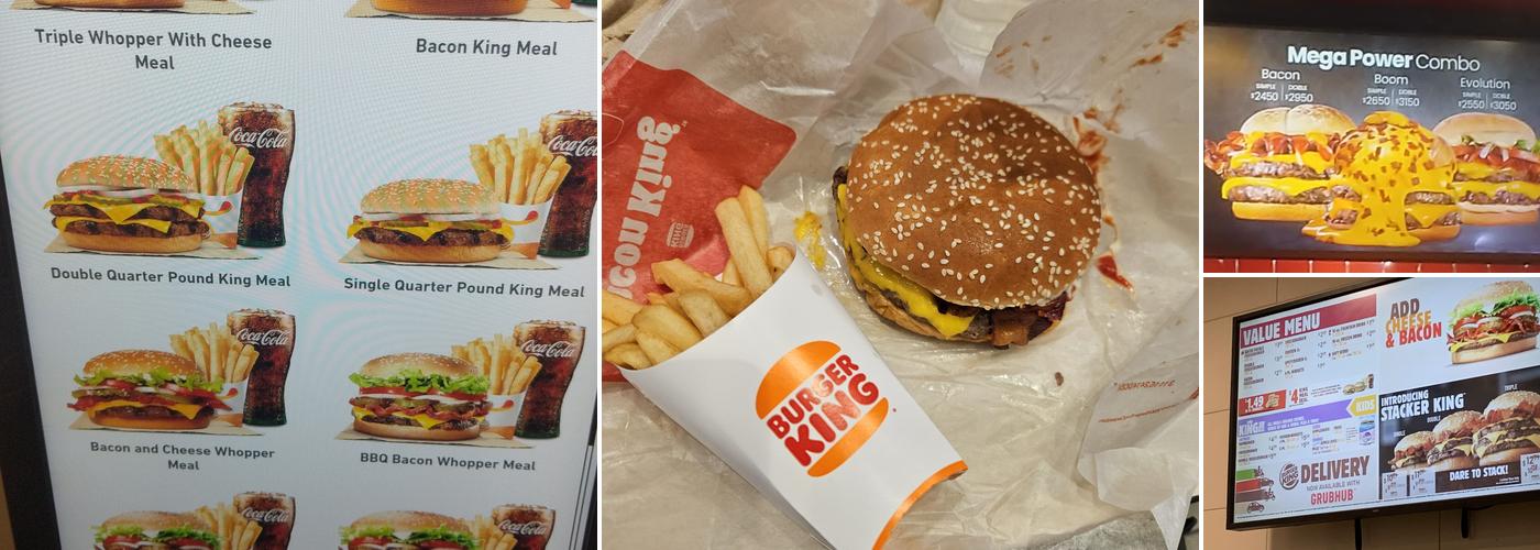 Burger King Menu