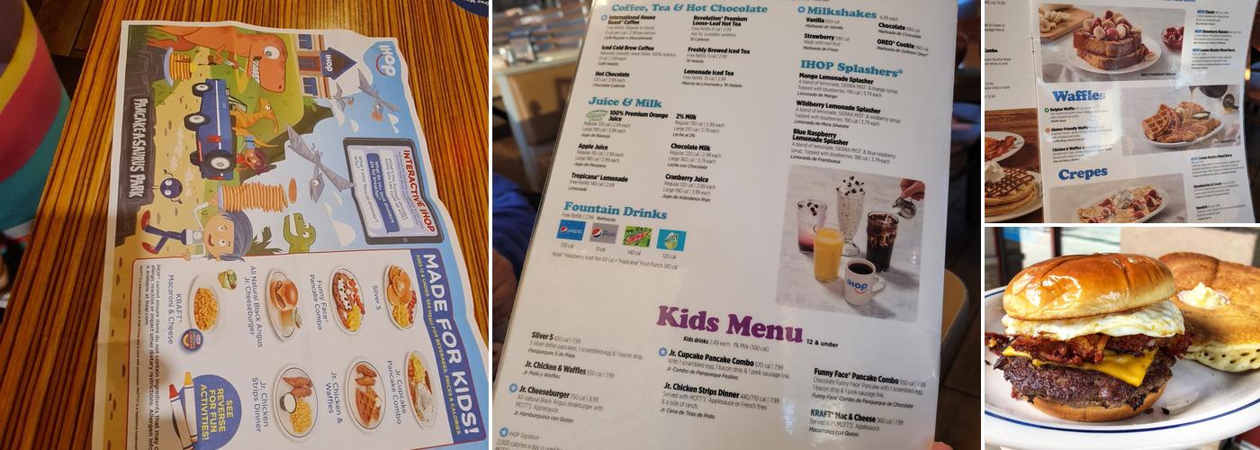 IHOP Menu