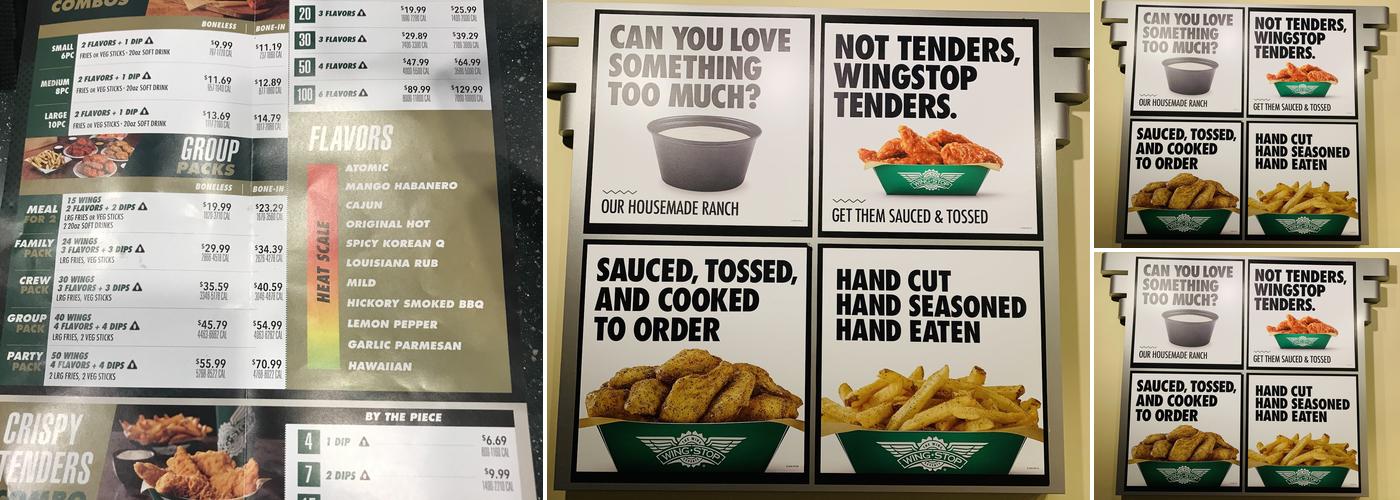 Wingstop Menu