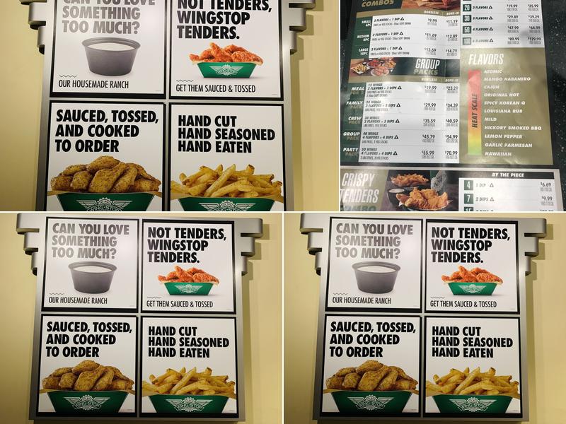 Wingstop Menu