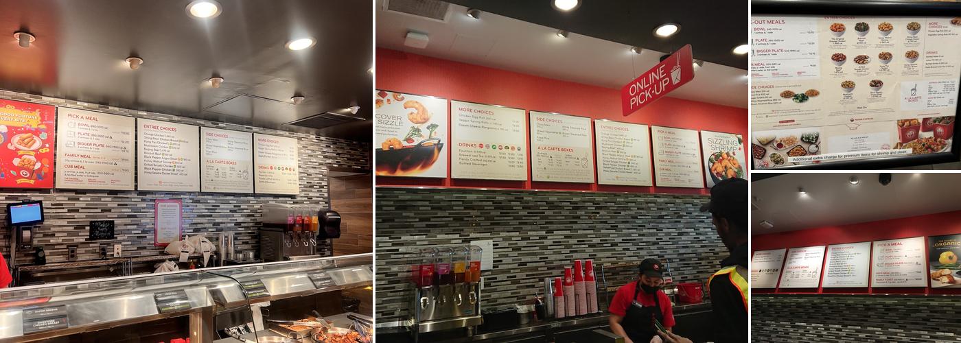 Panda Express Menu