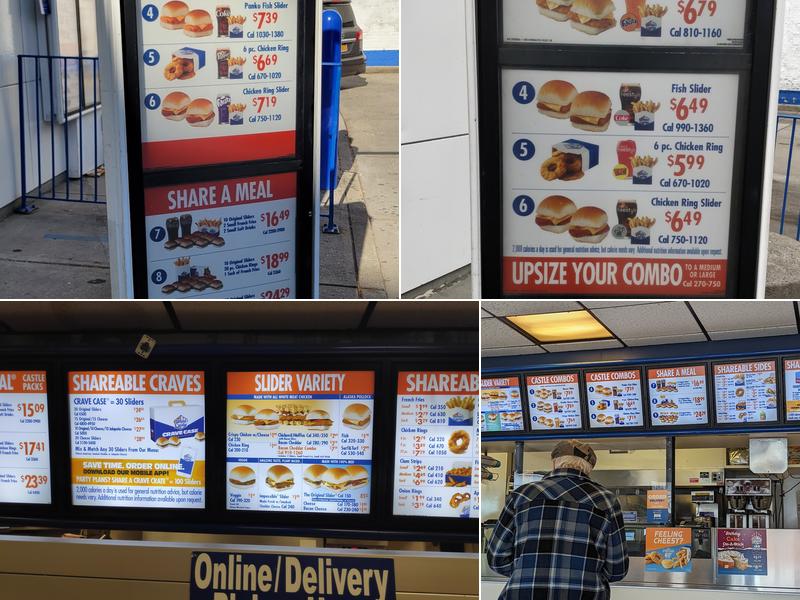 White Castle Menu