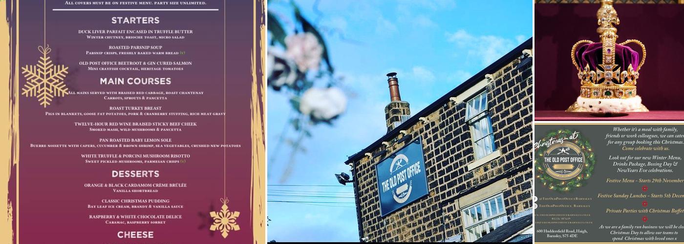 The Old Post Office Menu