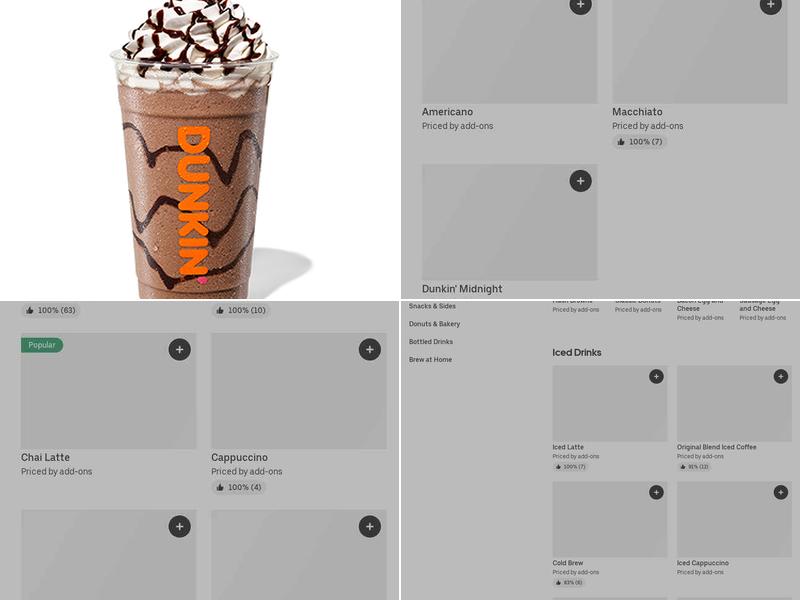 Dunkin' Menu