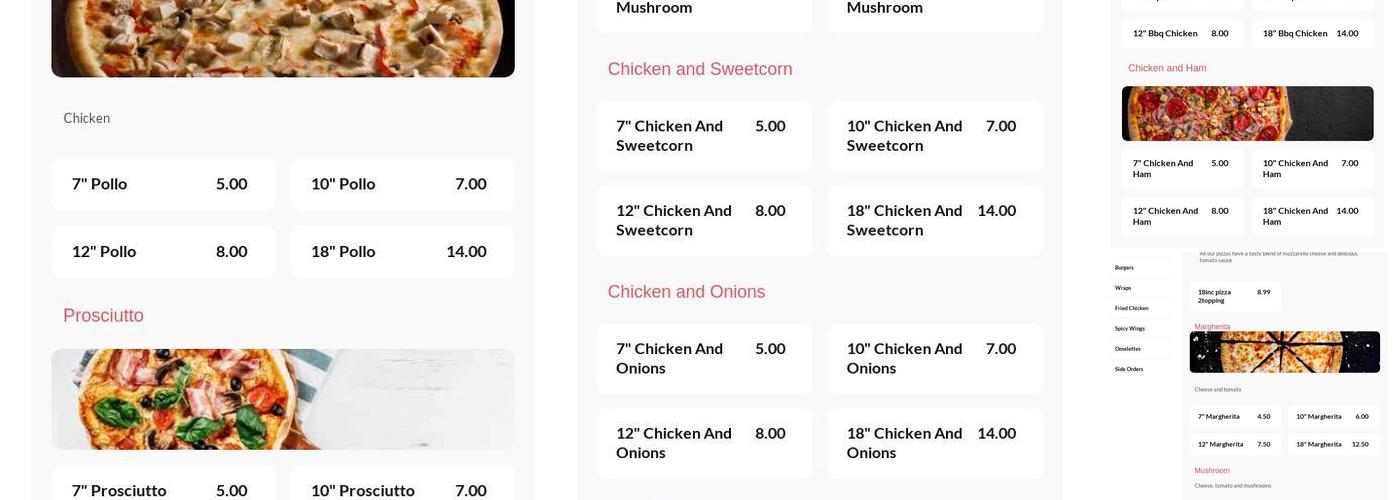 UK KEBAB AND PIZZA Menu