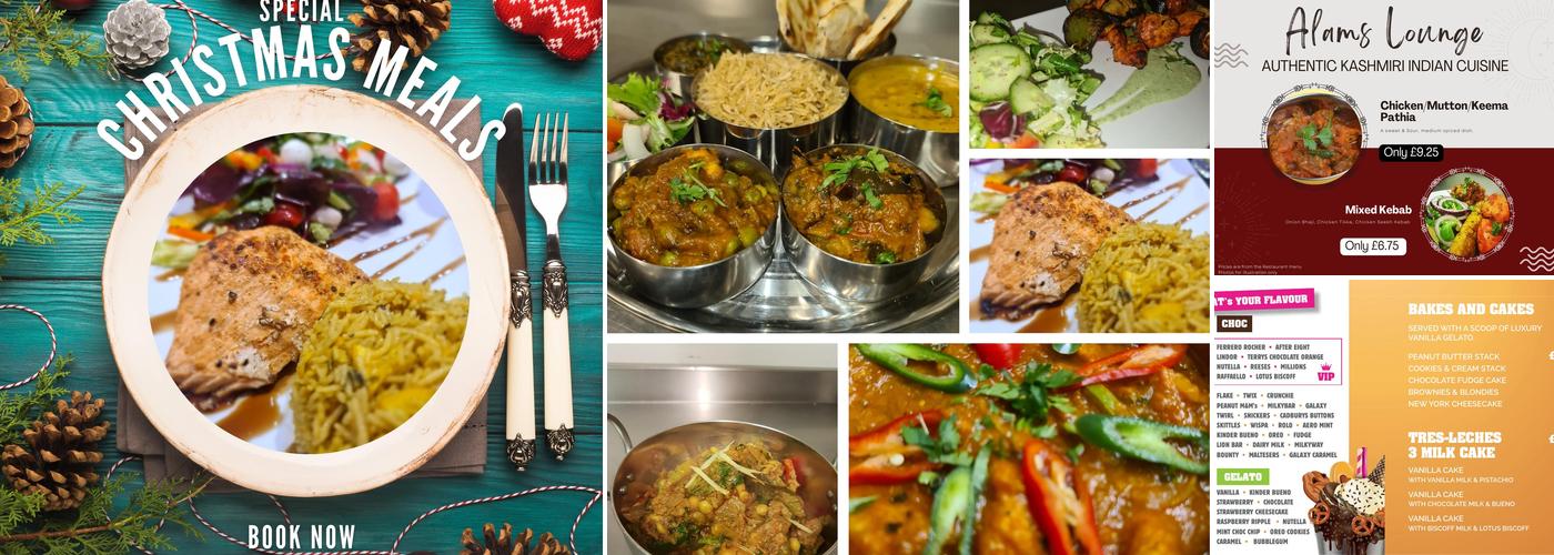 Alams Lounge Indian Kashmiri Restaurant & Takeaway Barnsley Menu