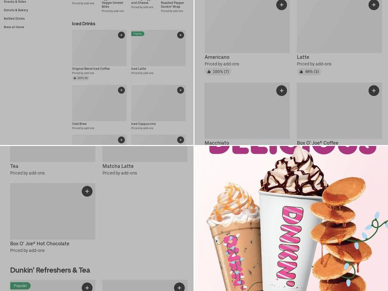 Dunkin' Menu