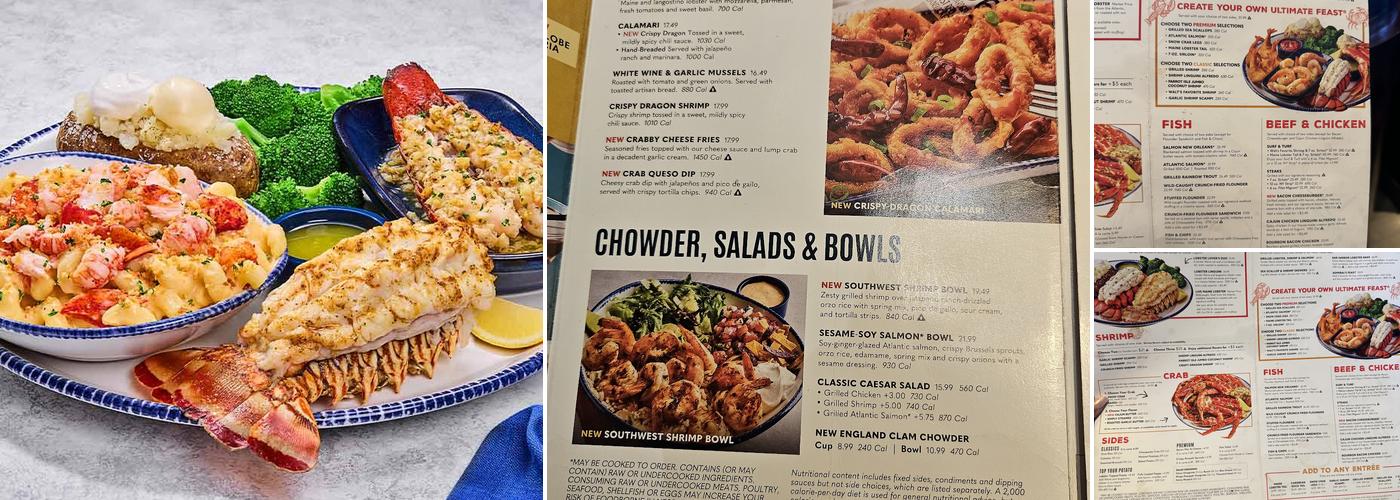 Red Lobster Menu