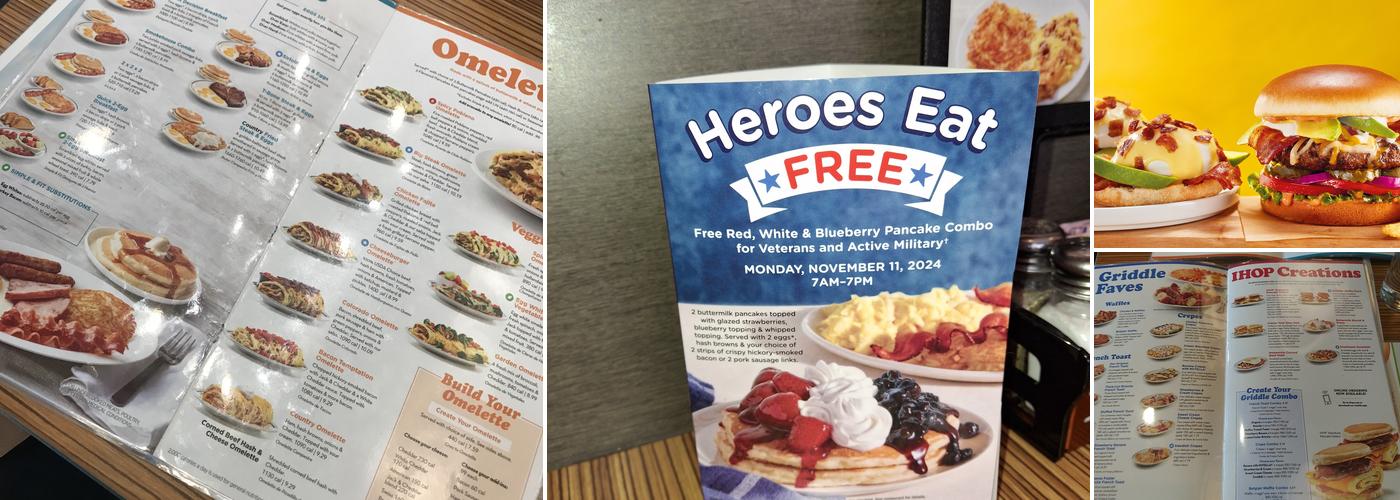IHOP Menu
