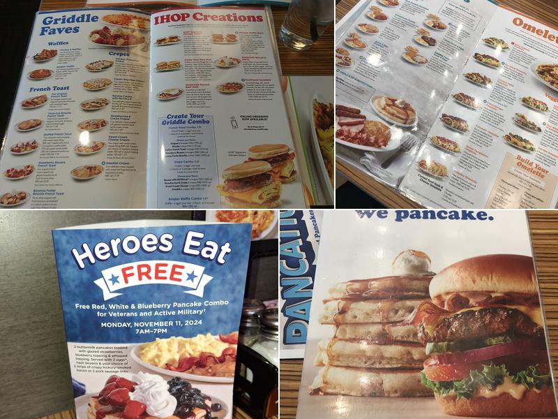IHOP Menu