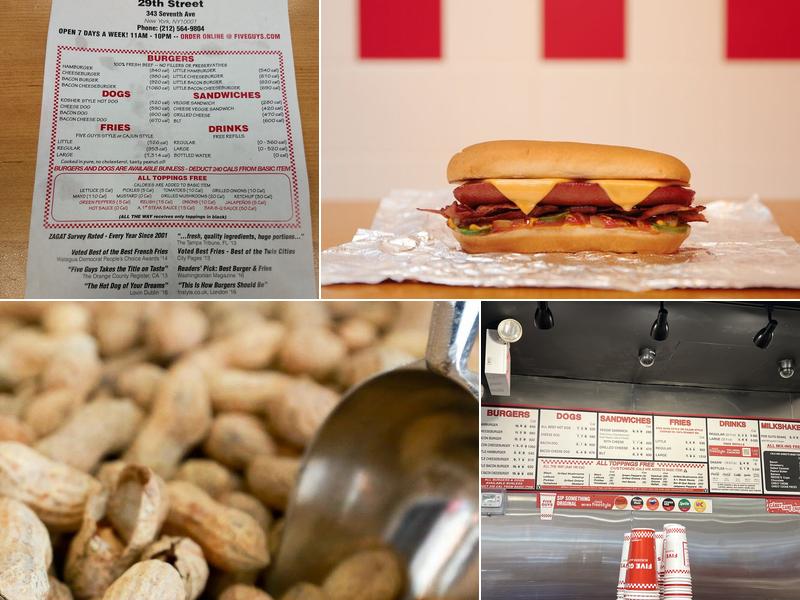 Five Guys Menu