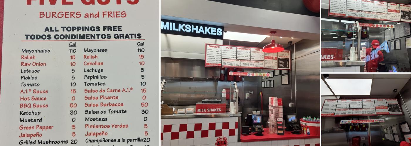 Five Guys Menu