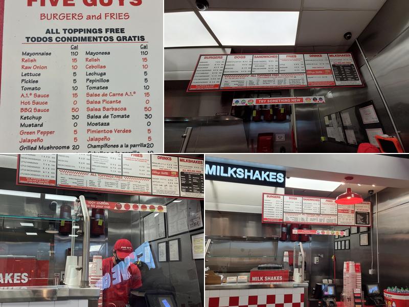 Five Guys Menu