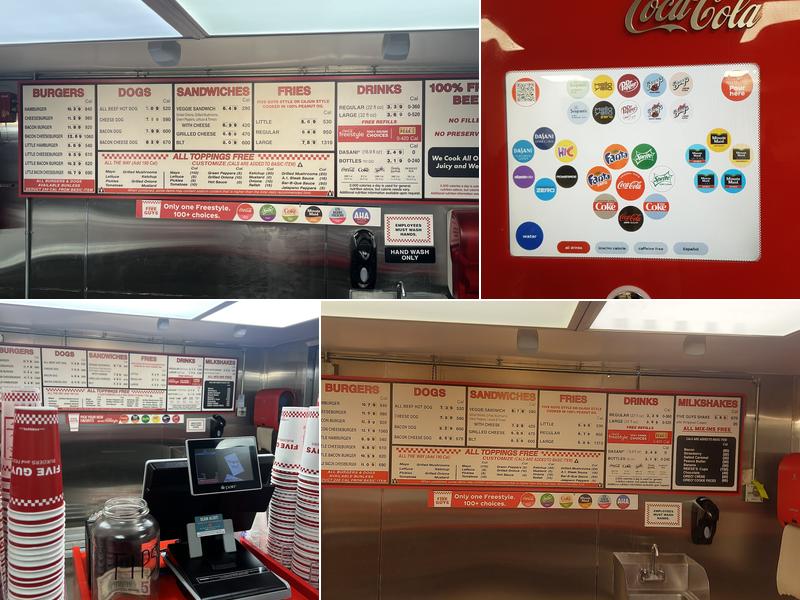 Five Guys Menu