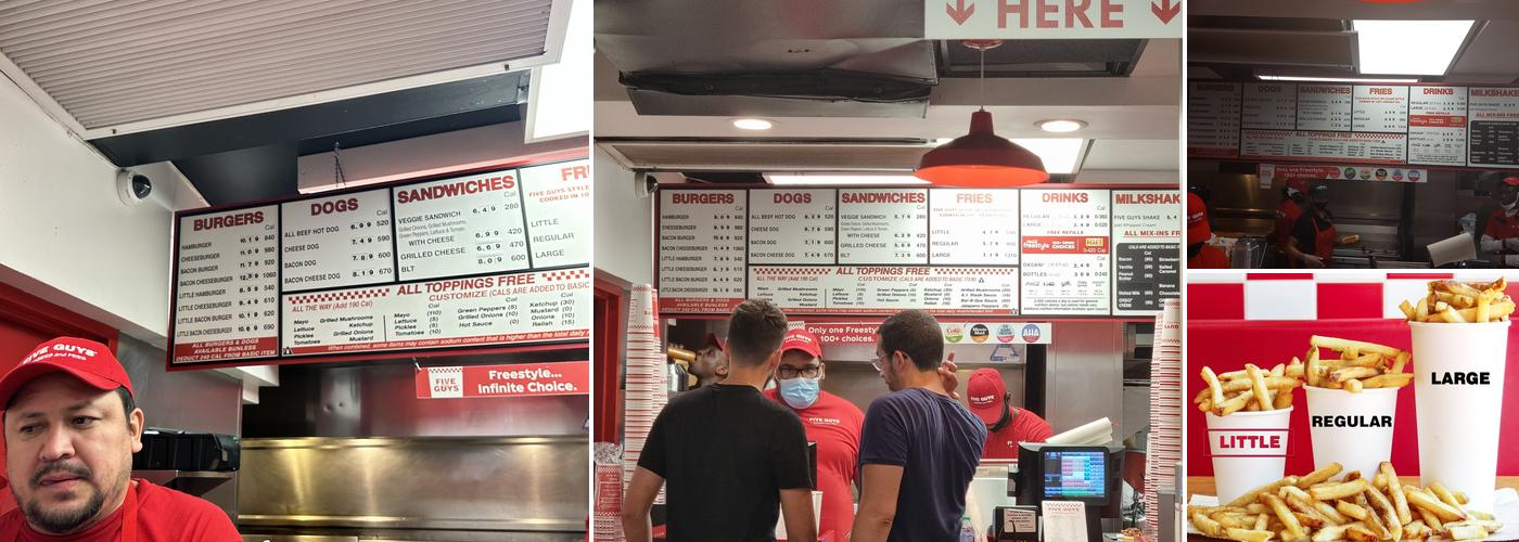 Five Guys Menu