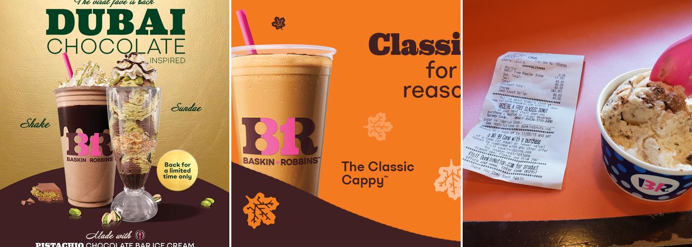 Baskin-Robbins Menu