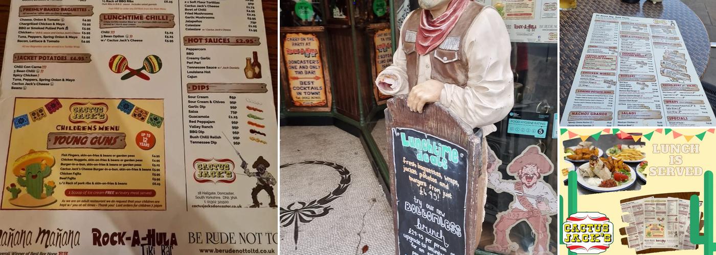 Cactus Jack Menu