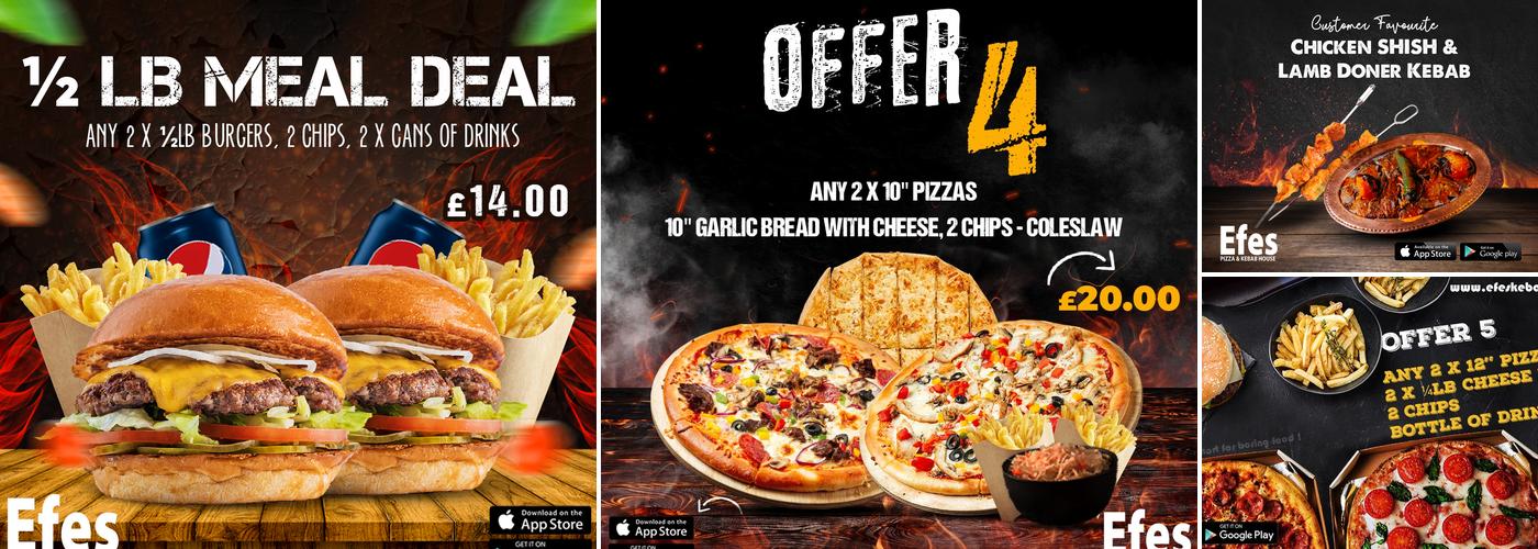 Efes Kebab & Pizza House Menu