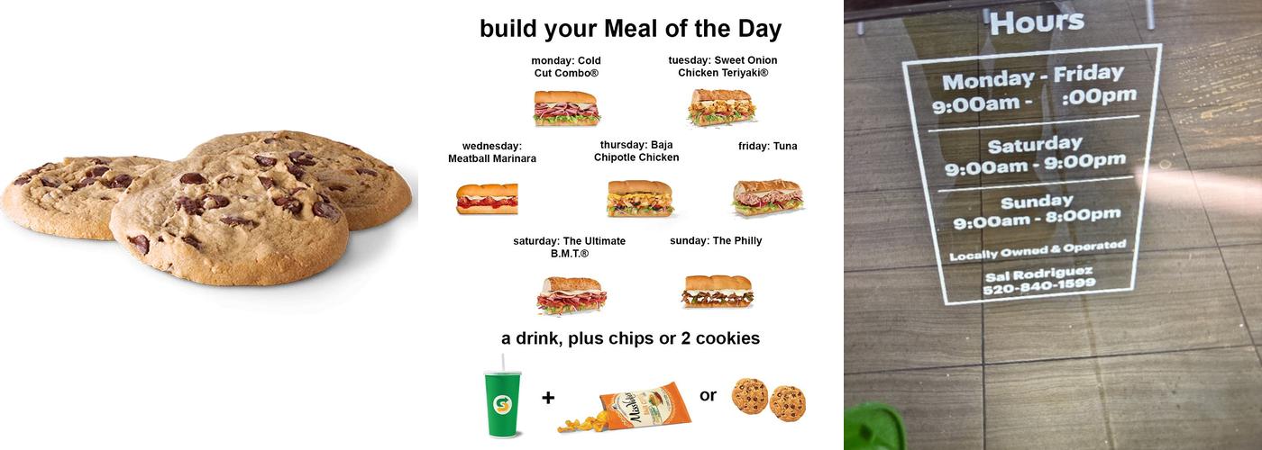 Subway Menu