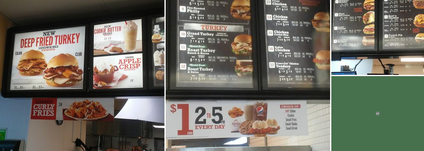 Arby's Menu