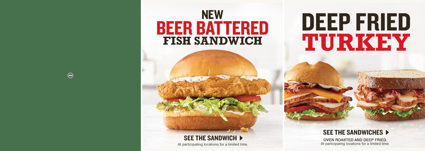 Arby's Menu