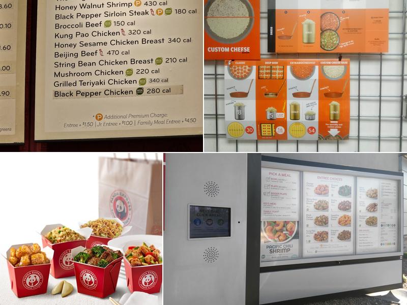 Panda Express Menu