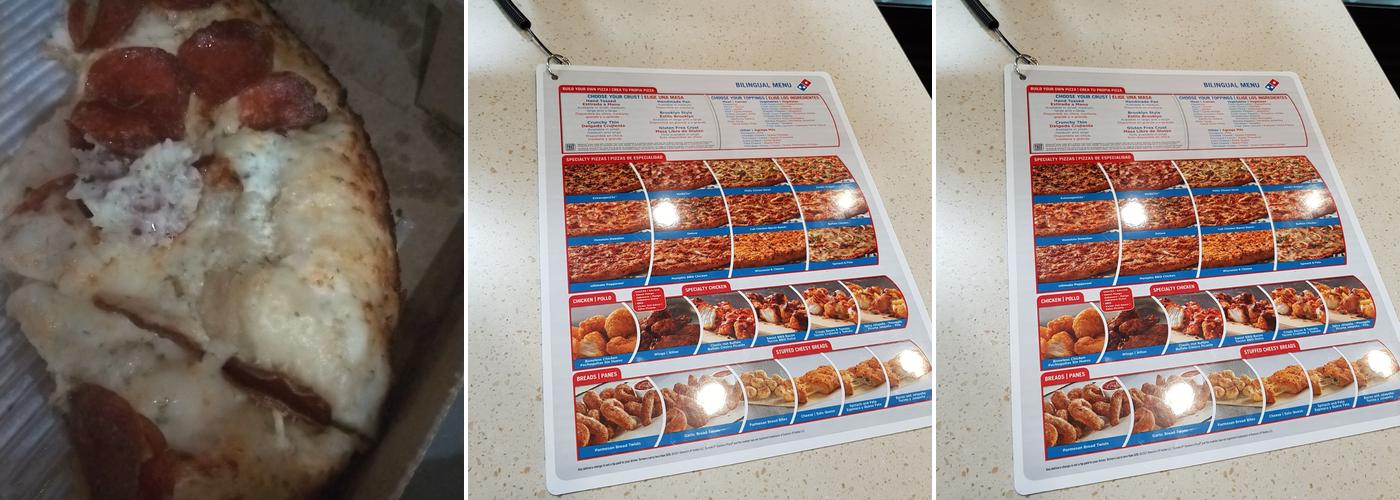 Domino's Pizza Menu